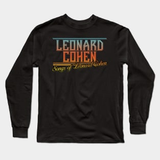 Songs Of Leonard Cohen Long Sleeve T-Shirt